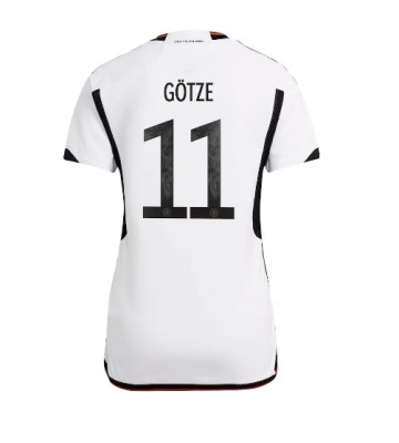 Lacne Ženy Futbalové dres Nemecko Mario Gotze #11 MS 2022 Krátky Rukáv - Domáci